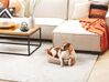 Obojstranná posteľ pre psa 50 x 35 cm oranžová/béžová IZMIR_826598