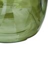 Blumenvase Glas olivgrün 30 cm KERALA_830542