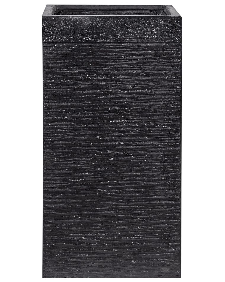 Doniczki 40 x 40 x 77 cm czarne DION_701028