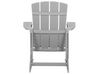 Zahradní židle s podnožkou světle šedá ADIRONDACK_809525