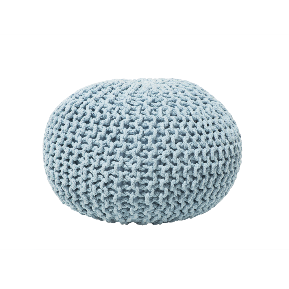 Puf 50 x 35 cm jasnoniebieski CONRAD