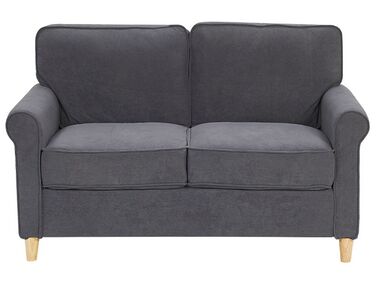 2-istuttava sohva sametti tummanharmaa RONNEBY