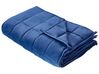 8kg Weighted Blanket 135 x 200 cm Navy Blue NEREID_891416