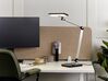 Schreibtischlampe LED Metall silber 73 cm verstellbar LACERTA_855156