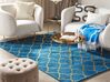 Viskózový koberec 160 x 230 cm Modrý YELKI_762687