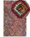Tapis multicolore en coton 140 x 200 cm KAISERI_483195