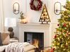 Dekoratívna figúrka vianočný stromček LED tmavé drevo SVIDAL_832513