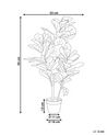 Kunstpflanze im Blumentopf 95 cm FICUS LYRATA_812308