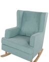 Fabric Rocking Chair Mint Green TRONDHEIM II_775787