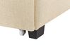 Fabric EU Super King Size Bed with Storage Beige LA ROCHELLE_832951