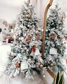 Zasněžený umělý vánoční stromek 180 cm bílý TOMICHI_895594