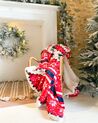 Pre-Lit Snowy Christmas Wreath ⌀ 70 cm White SUNDO_903062