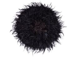 Seinäkoriste höyhen musta ⌀ 60 cm JUJU Seinäkoriste höyhen musta ⌀ 60 cm JUJU