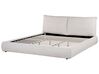 Corduroy EU Super King Size Bed Beige VINAY_879958
