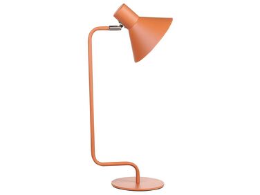 Metal Desk Lamp Orange RIMAVA