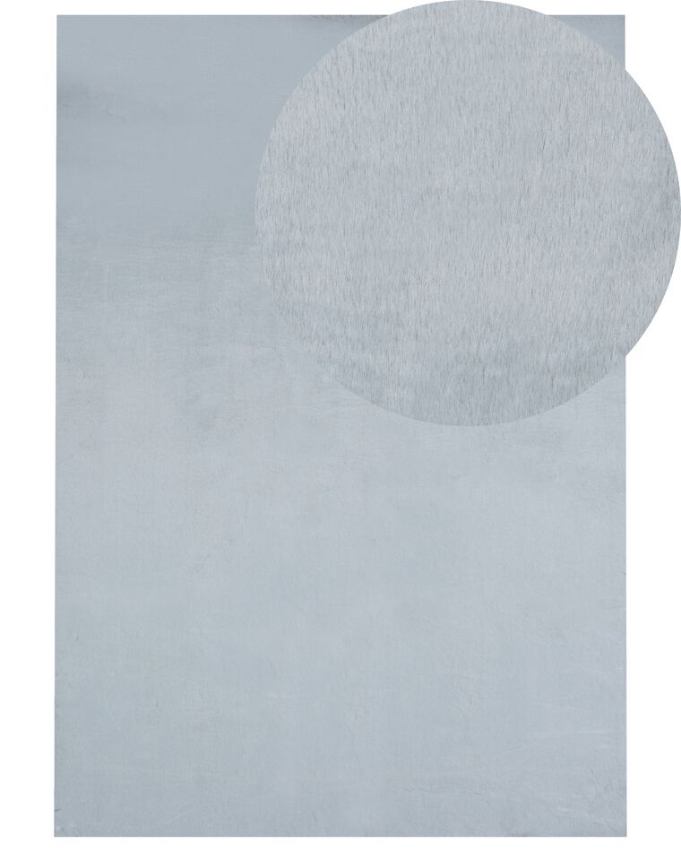 Kunstfellteppich Kaninchen mintgrau 160 x 230 cm MIRPUR_858790
