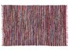 Tappeto multicolore in cotone con fronde 160 x 230 cm DANCA_849406
