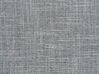 Cama de casal em tecido cinzento claro 140 x 200 SENNEZ_714063