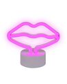 Neon LED usta różowy FLORA_847762