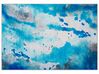 Vloerkleed polyester blauw/grijs 160 x 230 cm BOZAT_755361