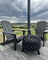 Zahradní židle v tmavě šedé barvě ADIRONDACK_877275