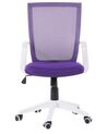 Swivel Desk Chair Purple RELIEF_680274