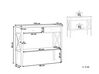 2 Drawer Console Table White AVENUE_814936
