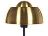 Lampa stołowa metalowa złota z czarnym SENETTE_822328