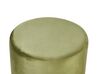 Pouf Samtstoff olivgrün rund ⌀ 61 cm MILLEN_914679