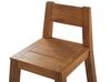 Ensemble de jardin table et 6 chaises en bois acacia clair LIVORNO_796749