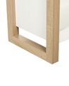 Bookcase with Locker Light Wood with White JOHNSON_885261