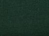 Tagesbett ausziehbar Leinenoptik dunkelgrün Lattenrost 80 x 200 cm LIBOURNE_770661