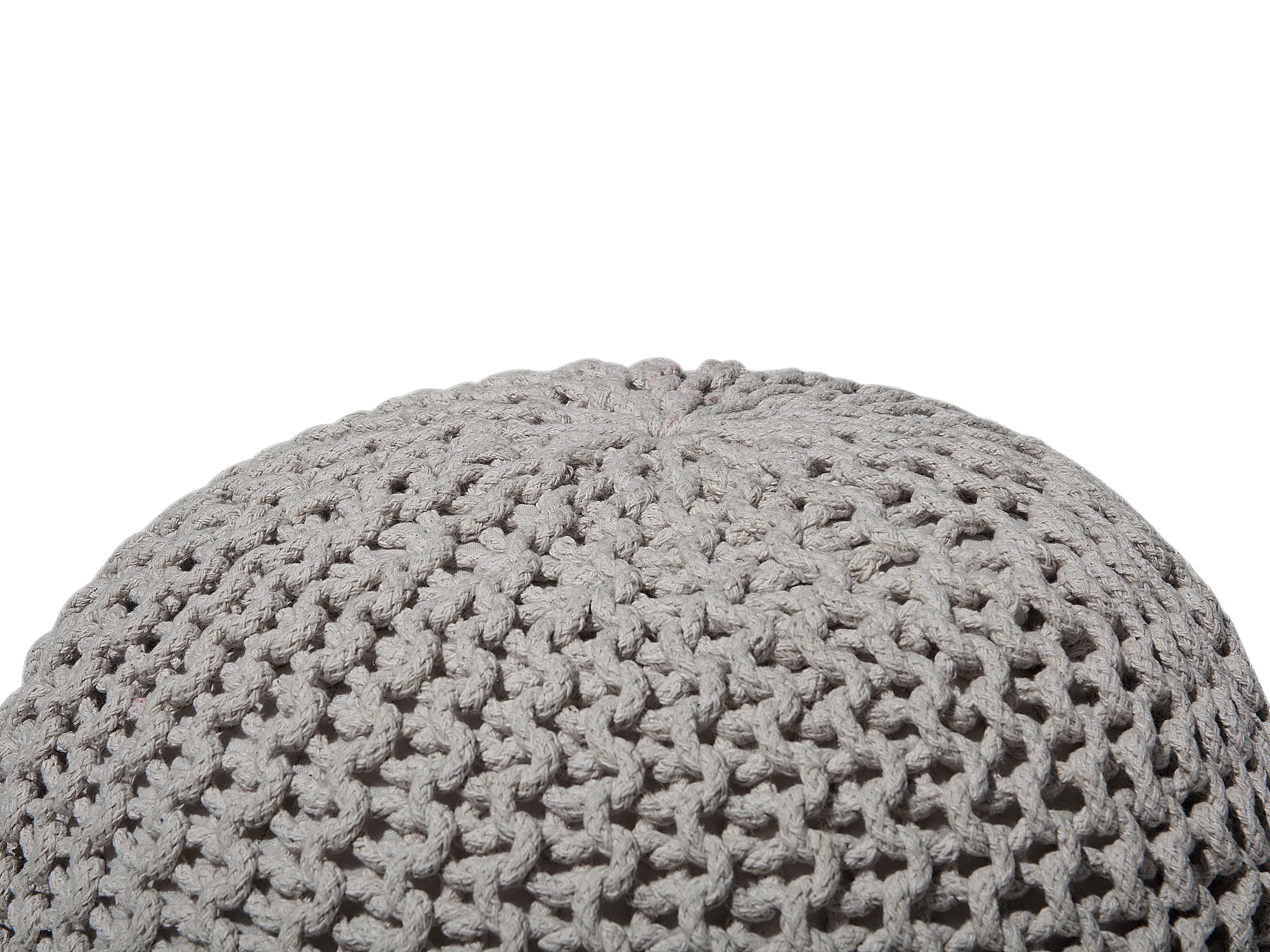 Puf 50 x 35 cm jasnoszary CONRAD