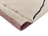 Bavlněný koberec 160 x 230 cm béžový/ růžový AFSAR_839976