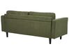 Conjunto de sofás 4 lugares em tecido verde NURMO_896043