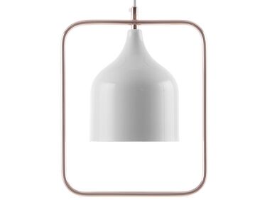 Bílá stropní lampa MAVONE