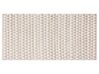 Alfombra de algodón beige claro 80 x 150 cm TUNCELI_805869
