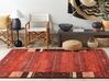 Vlnený koberec gabbeh 160 x 230 cm červený SINANLI_855915