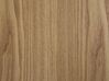 Világosbarna fa franciaágy éjjeliszekrényekkel 180 x 200 cm ZEN_880445