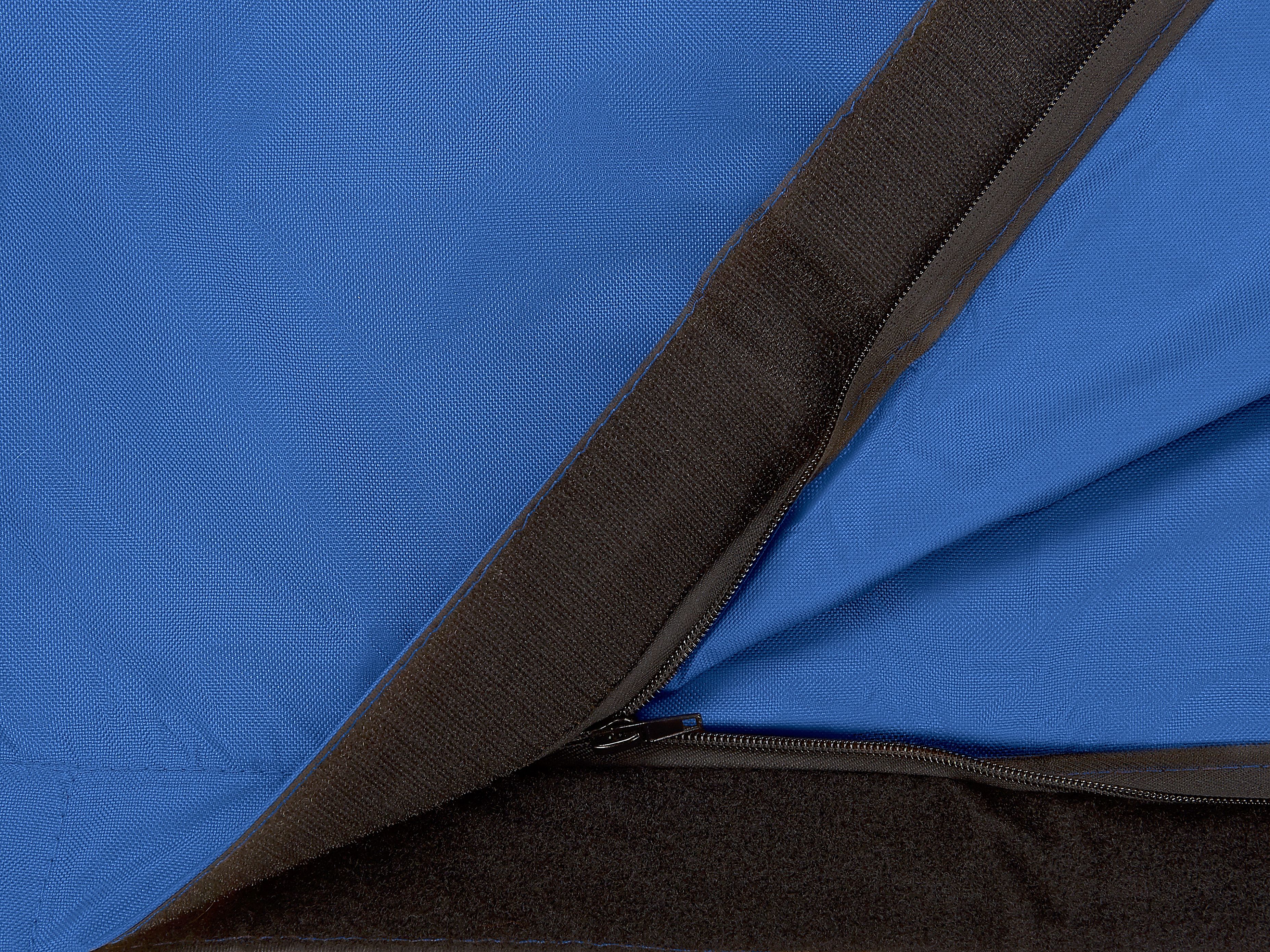 Pufa worek 140 x 180 cm niebieski