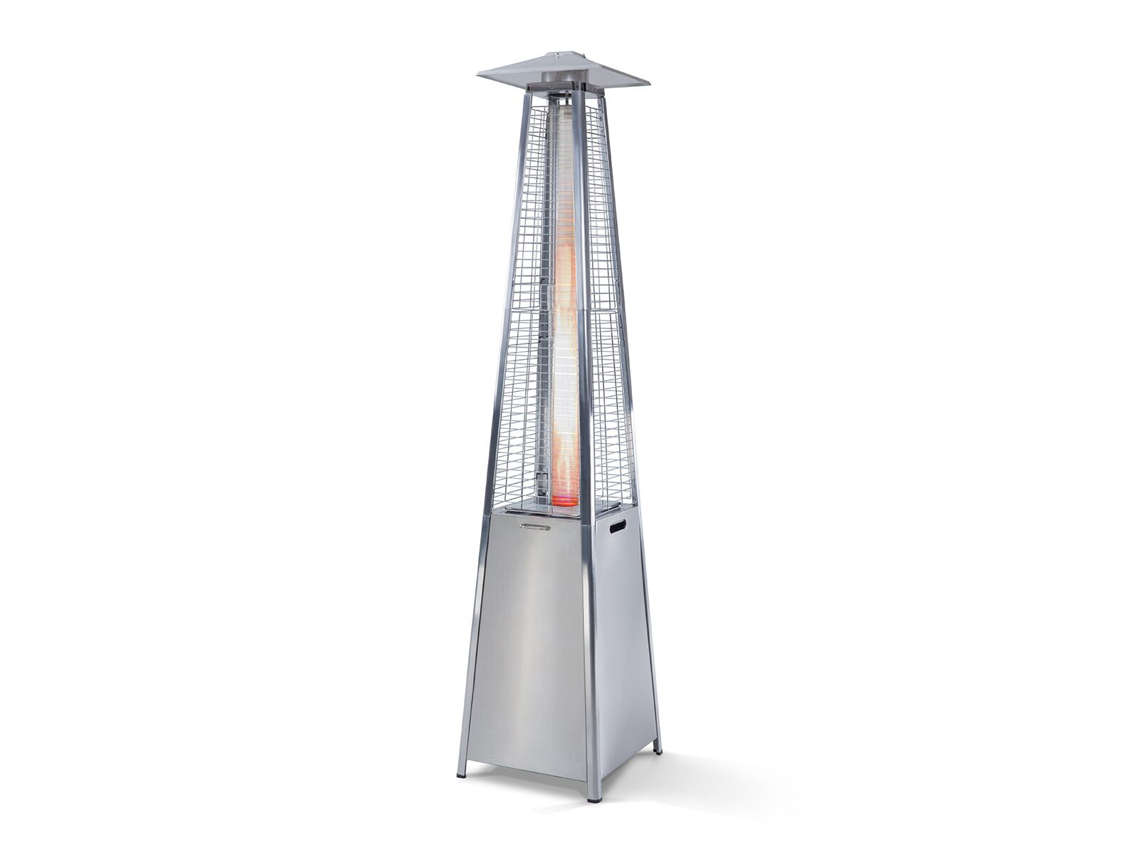 Stainless steel patio heater - Radiator - Gas Heater - Warmer Patio Pyramid Beliani.fr