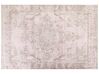 Teppich Baumwolle rosa 200 x 300 cm orientalisches Muster Kurzflor MATARIM_852554