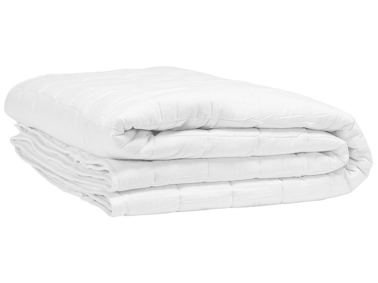 Polyester King Size Duvet DoubleLayered All Season 220 x 240 cm JANNU Beliani.co.uk