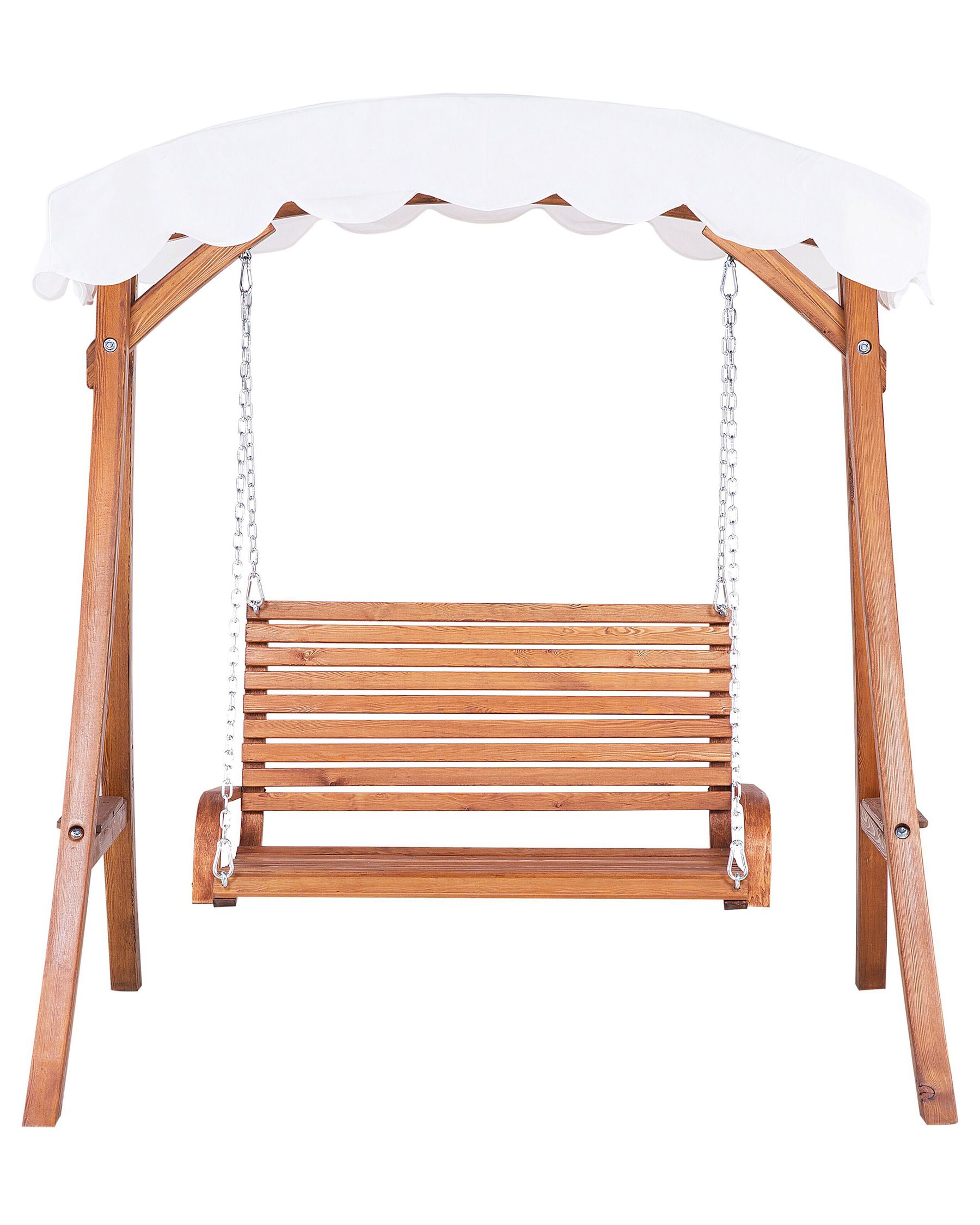 Columpio de jardín de madera beige ANDRIA | Beliani.es