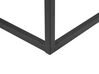 Konferenční stolek s mramorovým efektem béžový/černý DELANO_705777