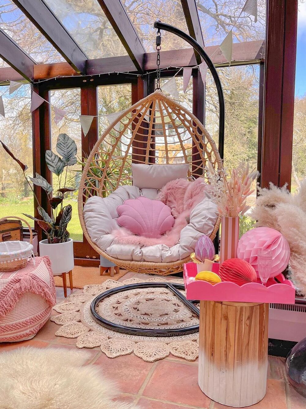 Bedside Table Light Wood MOVAS Beliani.co.uk