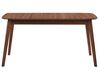 Eettafel hout donkerbruin 150 x 90 cm MADOX_766504