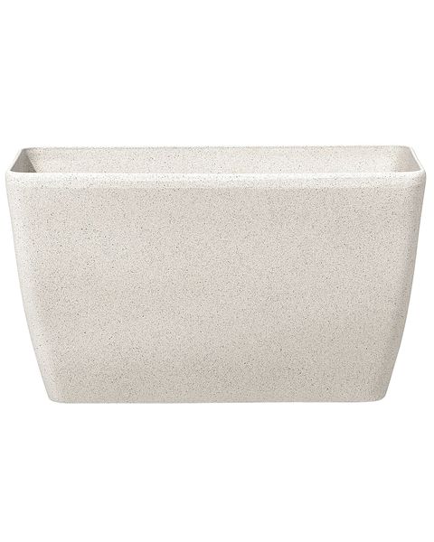 Flower Pot Stone Beige 74 X 32 X 45 Cm Baris Beliani No Flower Pot Stone Beige 74 X 32 X 45 Cm Baris Beliani No