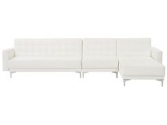5-istuttava kulmavuodesohva keinonahka vasenk. valkoinen ABERDEEN 5-istuttava kulmavuodesohva keinonahka vasenk. valkoinen ABERDEEN