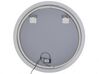 Móvel de casa de banho com espelho em branco e cinzento escuro MANZON_819880